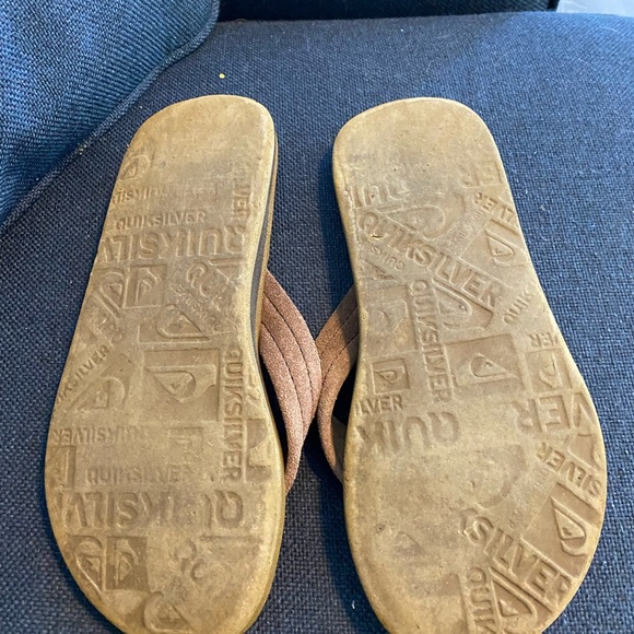 Quicksilver Carver Suede leather Sandals. Used condition. I believe size 8. - Picture 2 of 5